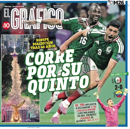 Portada El Gráfico | Miércoles 1 de Julio de 2026