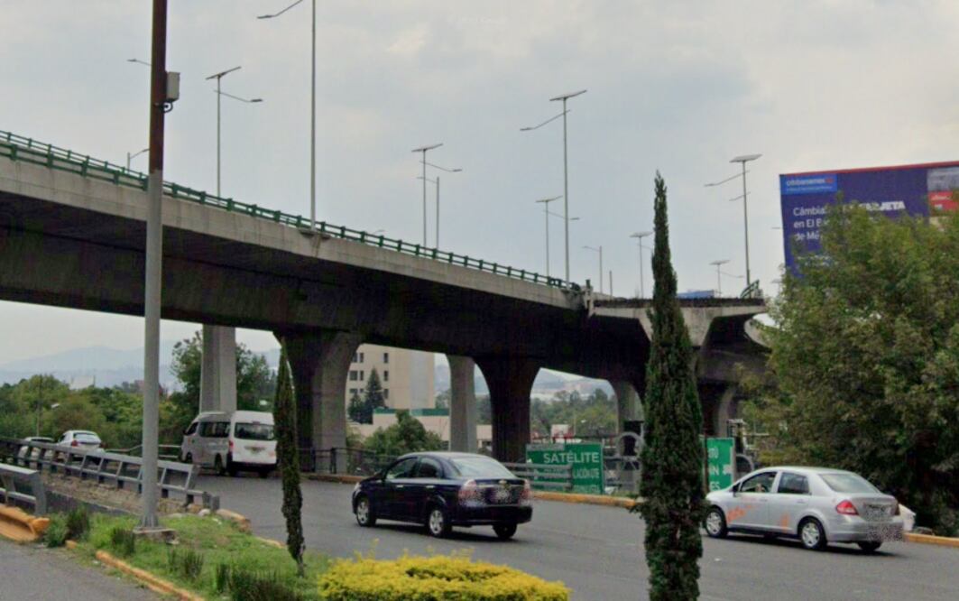Biker atropellado en Naucalpan (Foto: Google Maps)