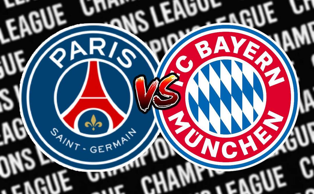 PSG vs Bayern Champions League. Foto: (Especial)