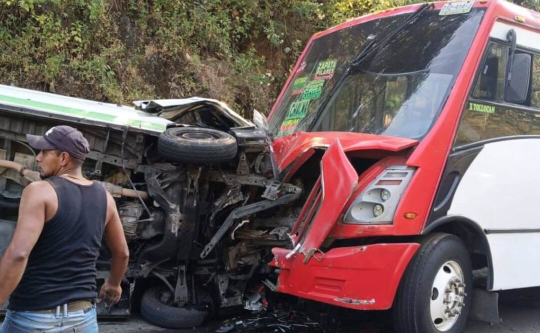 Mueren peregrinos por accidente carretero rumbo a Chalma. Foto: (Especial)
