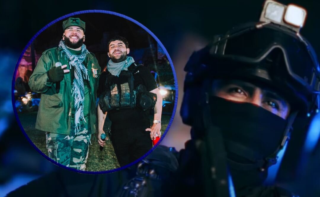 El Fantasma y Luis R. Conríquez rinden honores a la SEDENA ¿Estos corridos si se permiten? 
Imagen: Especial