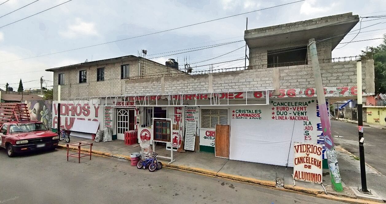 Asalto en vidriería (Foto: Especial)