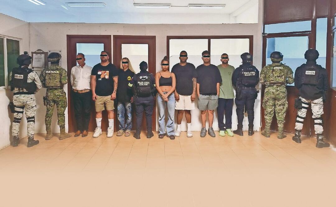 Foto: Especiales (Secuestradores migrantes detenidos en Ixtapan de la Sal)