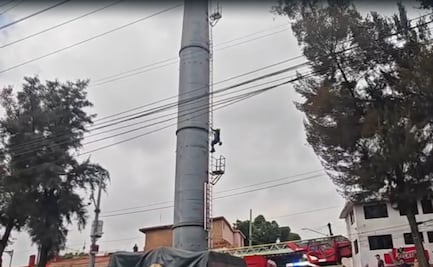 Implementan servicio provisional en línea 1 del Cablebús por un hombre que subió a una de las torres