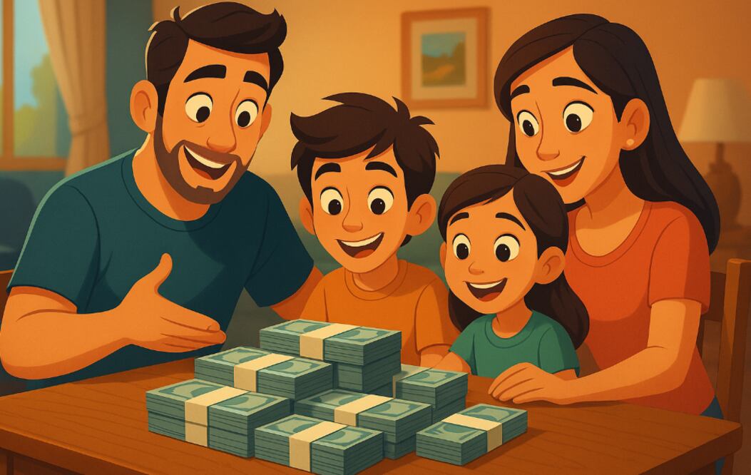 Economía familiar (Foto: Creada con IA)