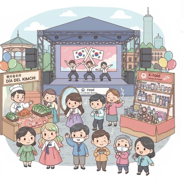 Celebra el Día del Kimchi en CDMX. Foto: (IA)
