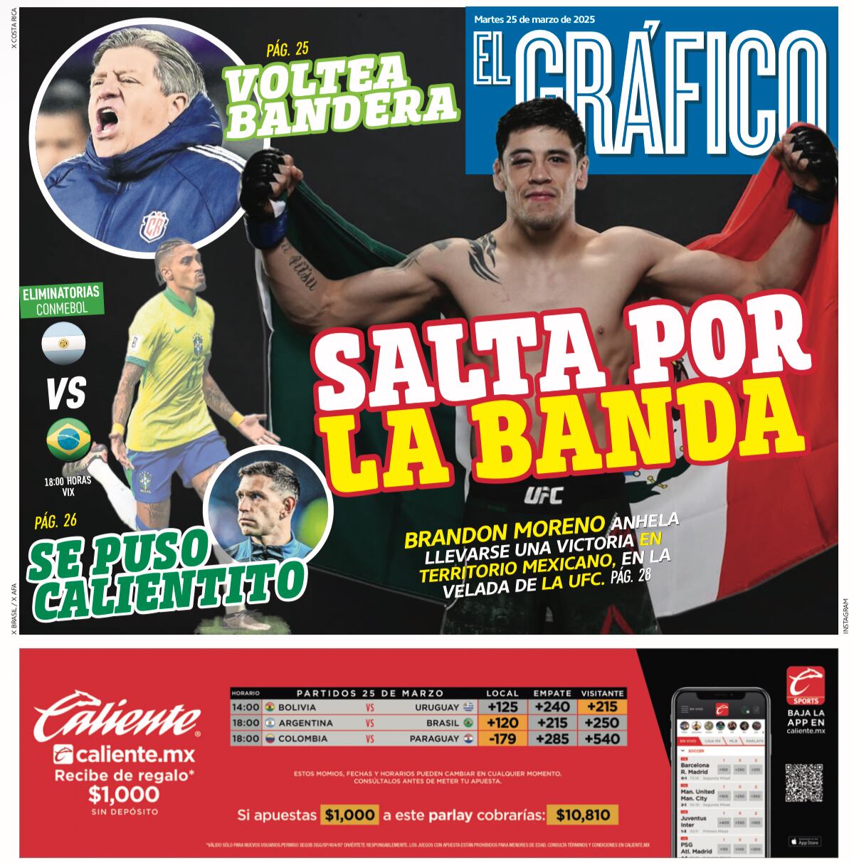 Portada El Gráfico | Martes 25 de marzo 2025