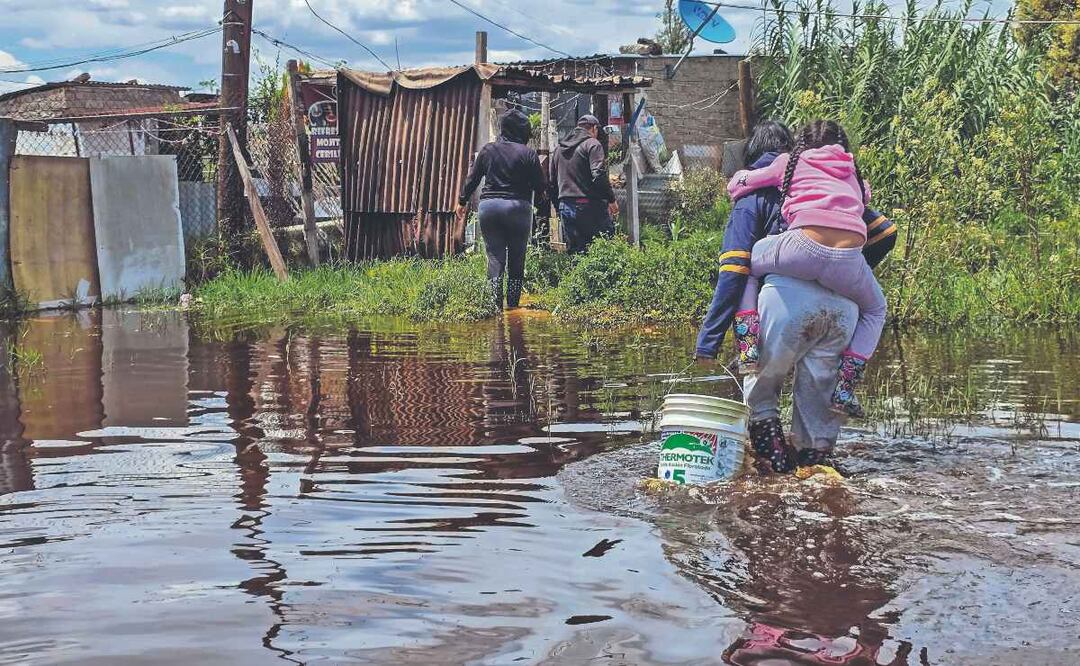Tláhuac bajo el agua, casas y calles inundadas desde hace 10 días