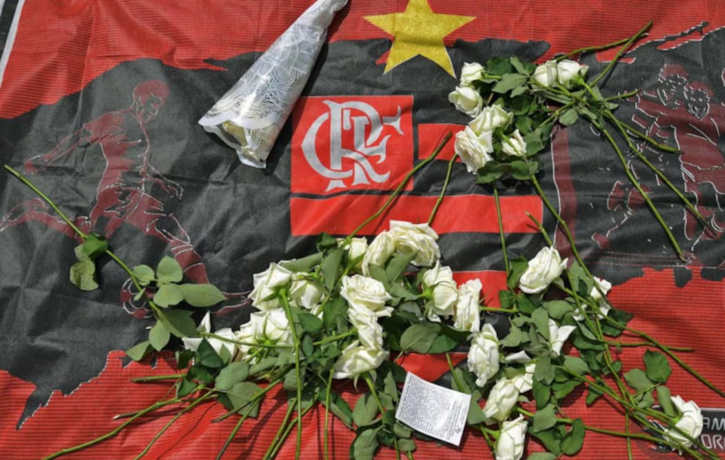 Flamengo de luto (Foto: AFP)