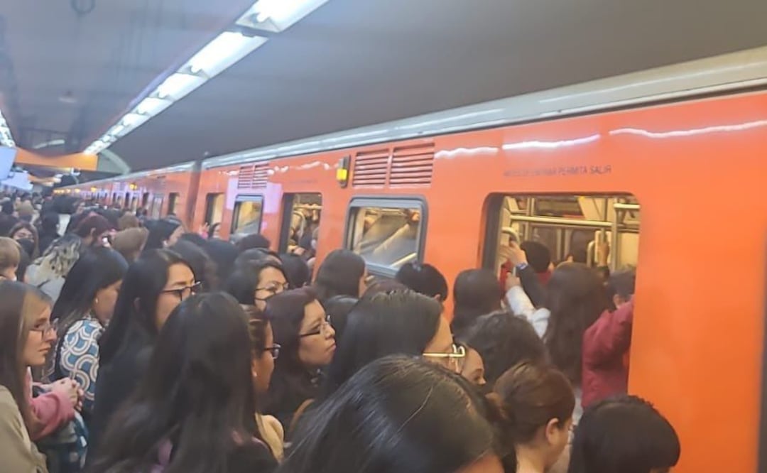 Línea A del Metro CDMX colapsada con retrasos de hasta 15 minutos ¿Qué está pasando? 
Imagen: X: @guiametromx