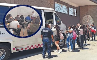 Alumnos de la Universidad Rosario Castellanos Naucalpan denuncian falta de transporte y rezagos