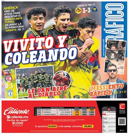 Portada El Gráfico | Lunes 4 de mayo de 2026