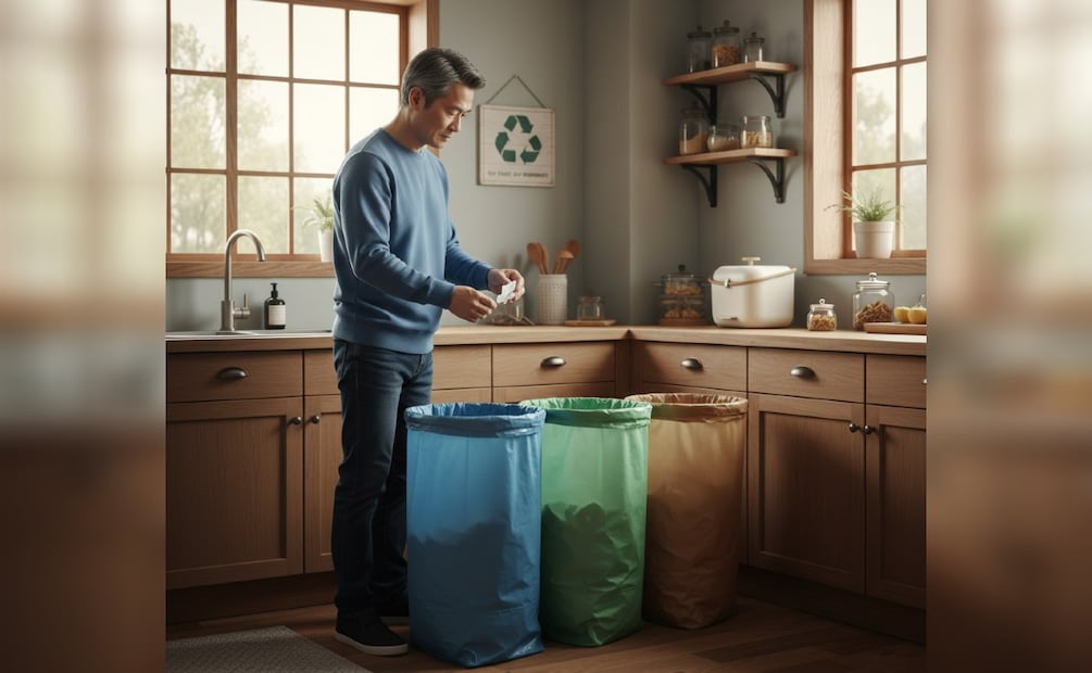 Imagen ilustrativa: IA (Separa la basura correctamente)