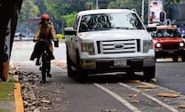 Ciclistas quedan desprotegidos por falta de confinadores en División del Norte