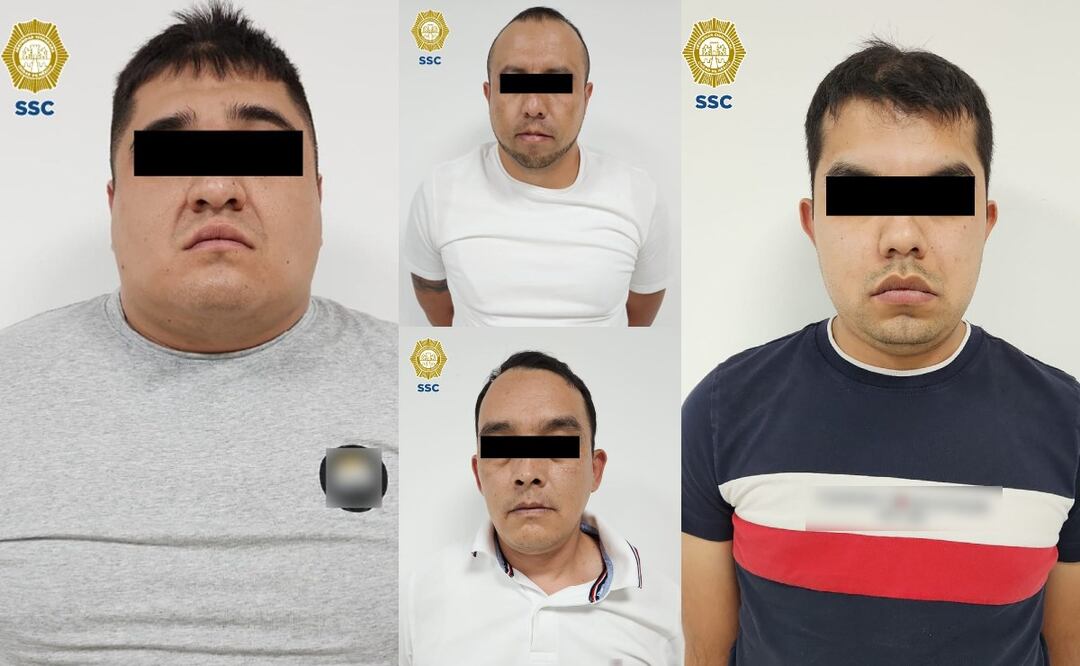 Caen cuatro hombres que habían robado ocho casonas, en CDMX