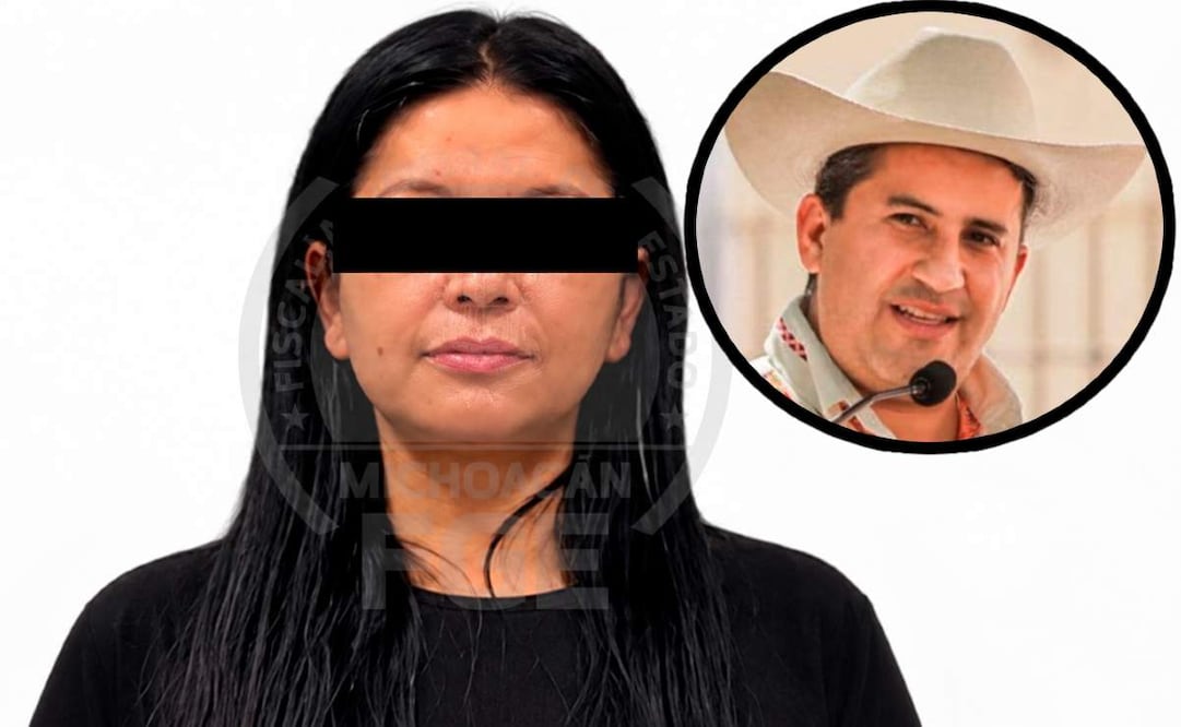 Detienen a Rosa Alejandra Vargas, secretaria del Bienestar, por presunto encubrimiento en el caso de Carlos Manzo. Foto: (Especial)