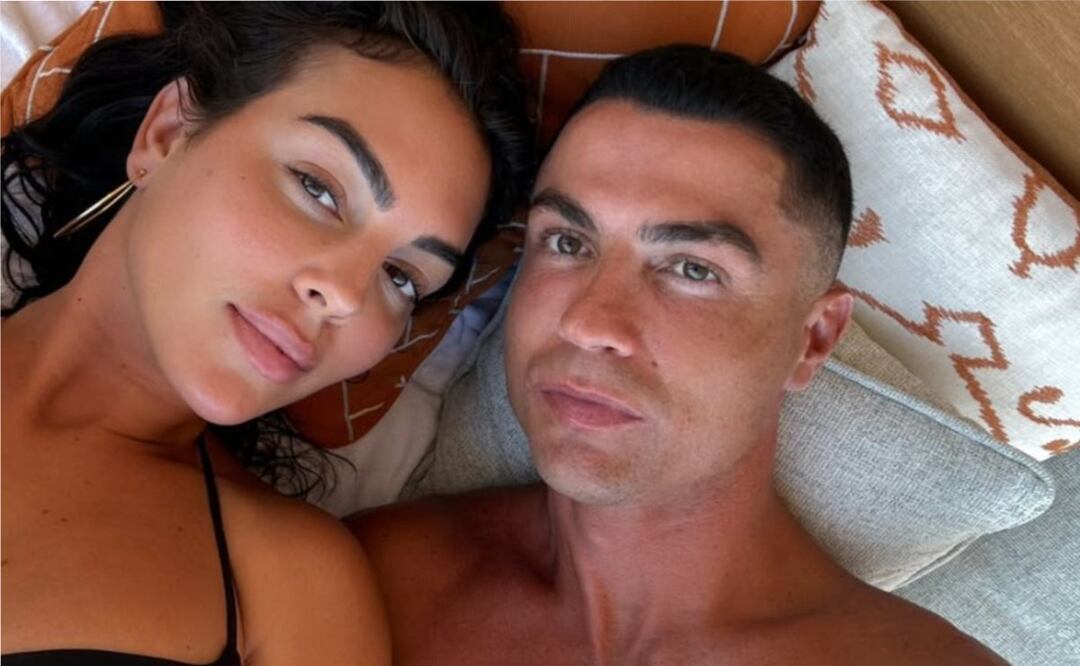 Cristiano Ronaldo y Georgina Rodríguez. Foto: (Redes Sociales)
