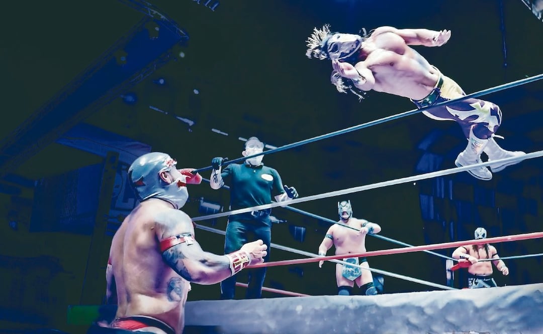 Foto: CMLL (Los alumnos del Último Guerrero se medirán por el Campeonato Mundial Medio CMLL )