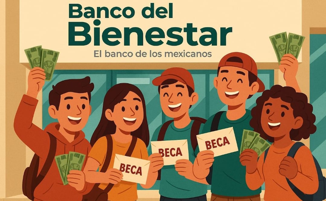 Pago de las Becas Rita Cetina y Benito Juárez. Foto: (IA)