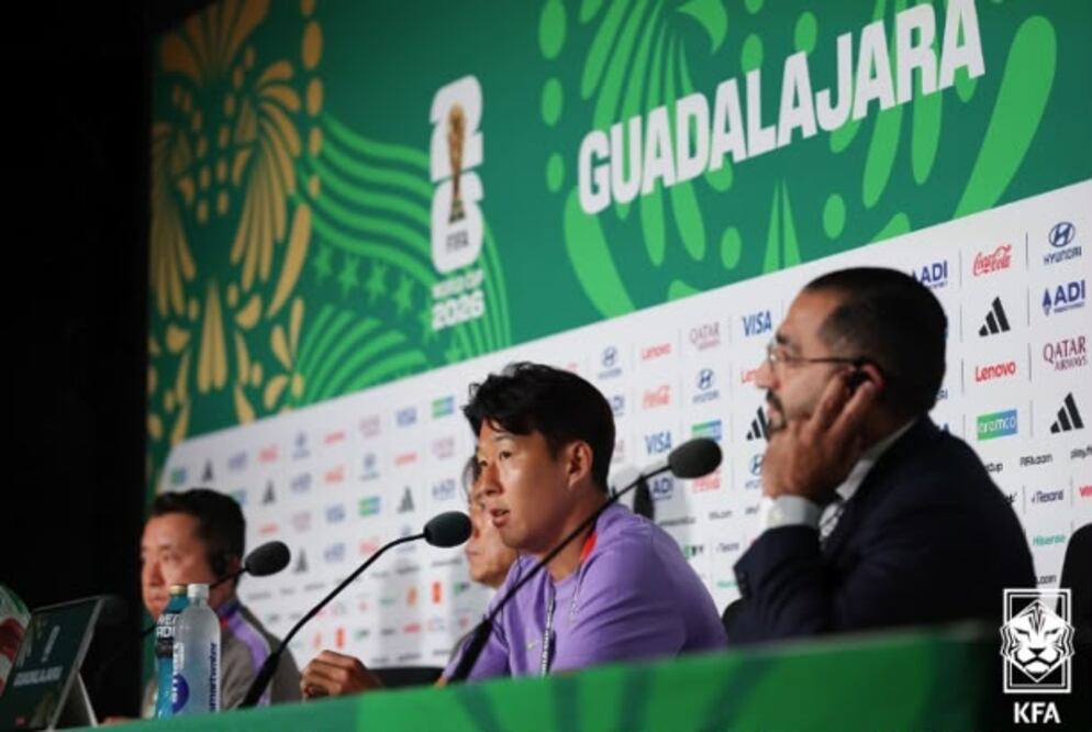 Heung Min Son rueda de prensa (Vía: X)