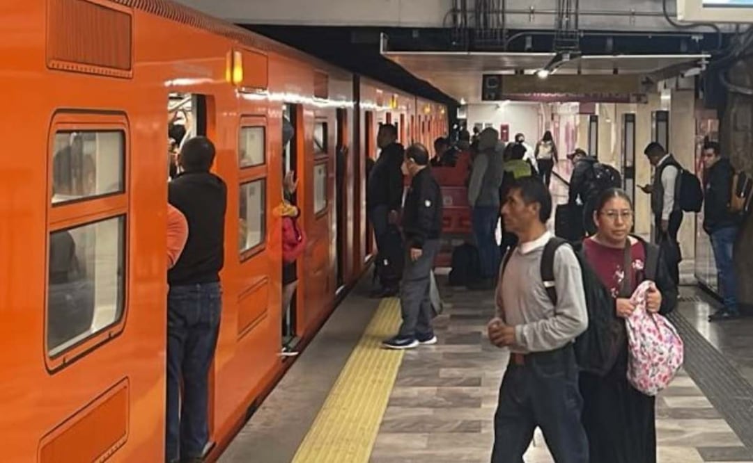 Metro CDMX hoy. Foto: (Redes Sociales)