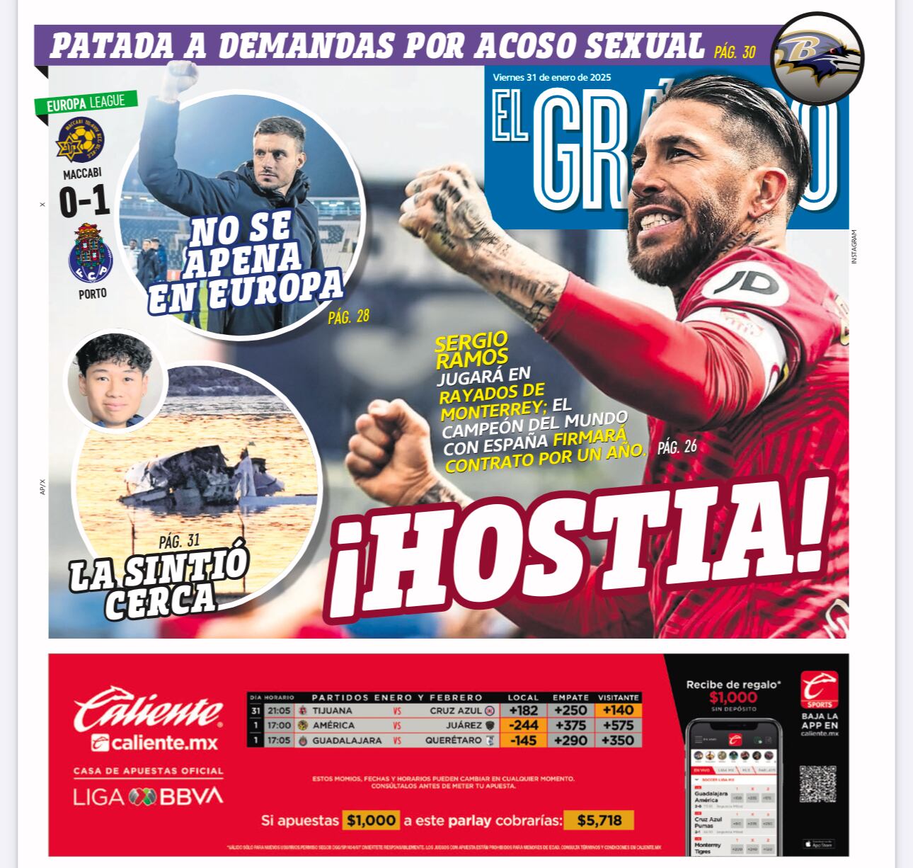 Portada El Gráfico | Viernes 31 de enero 2025