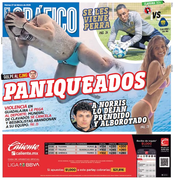 Portada El Gráfico | Viernes 27 de febrero de 2026