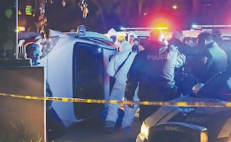 Error al volante deja a un hombre estrellado y muerto sobre Río Churubusco, en Iztapalapa