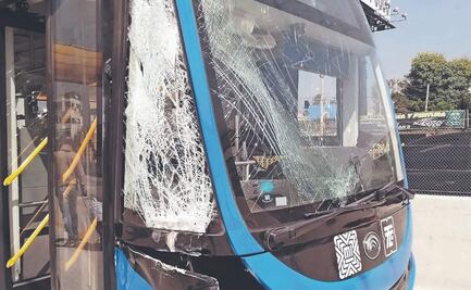 Accidente en el Trolebús Chalco–Santa Martha deja tres pasajeros lesionados