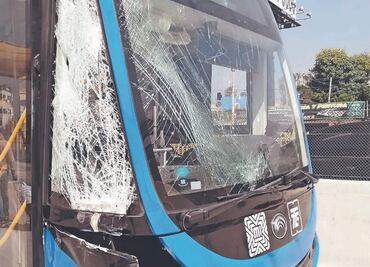 Accidente en el Trolebús Chalco–Santa Martha deja tres pasajeros lesionados