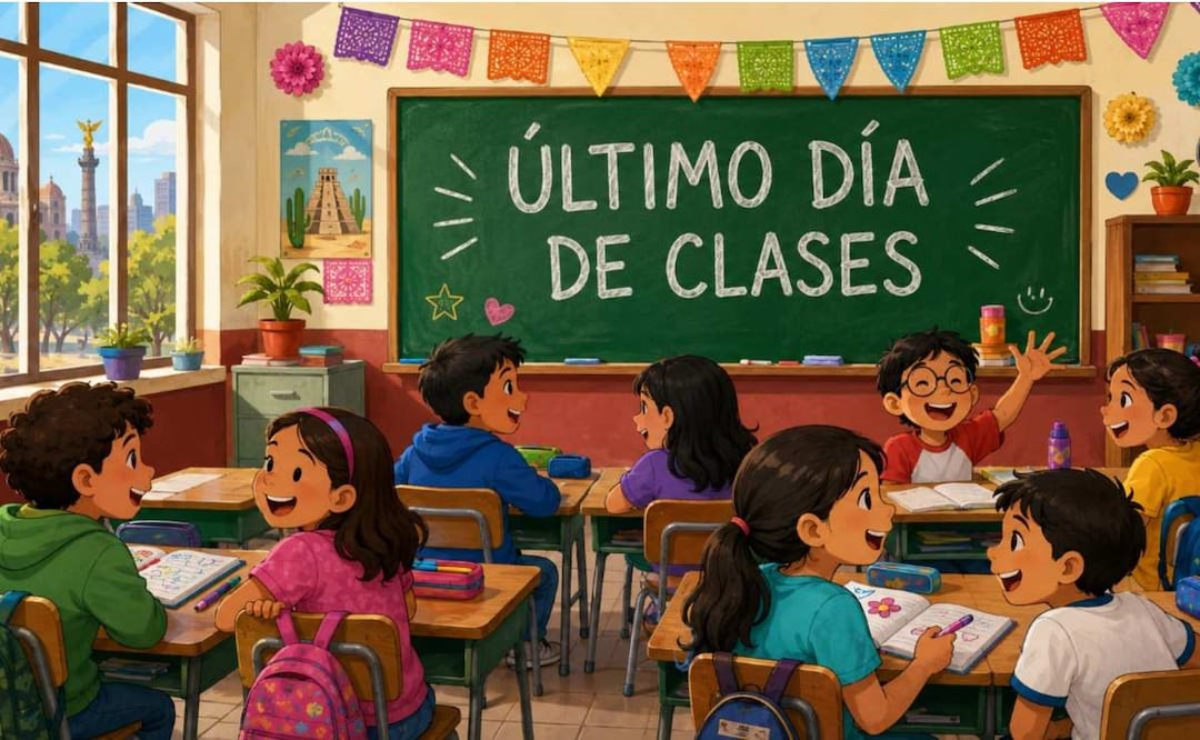 Calendario SEP: ¿Cuándo terminan las clases del ciclo escolar 2025-2026?. Foto: (IA)