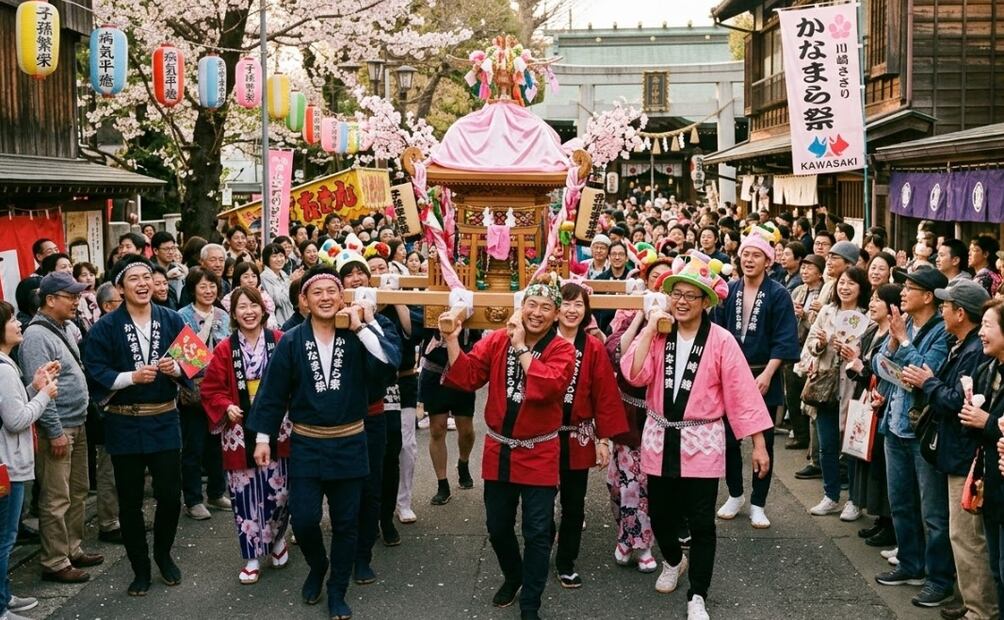 KANAMARA MATSURI – JAPÓN (FOTO: CREADA CON IA)