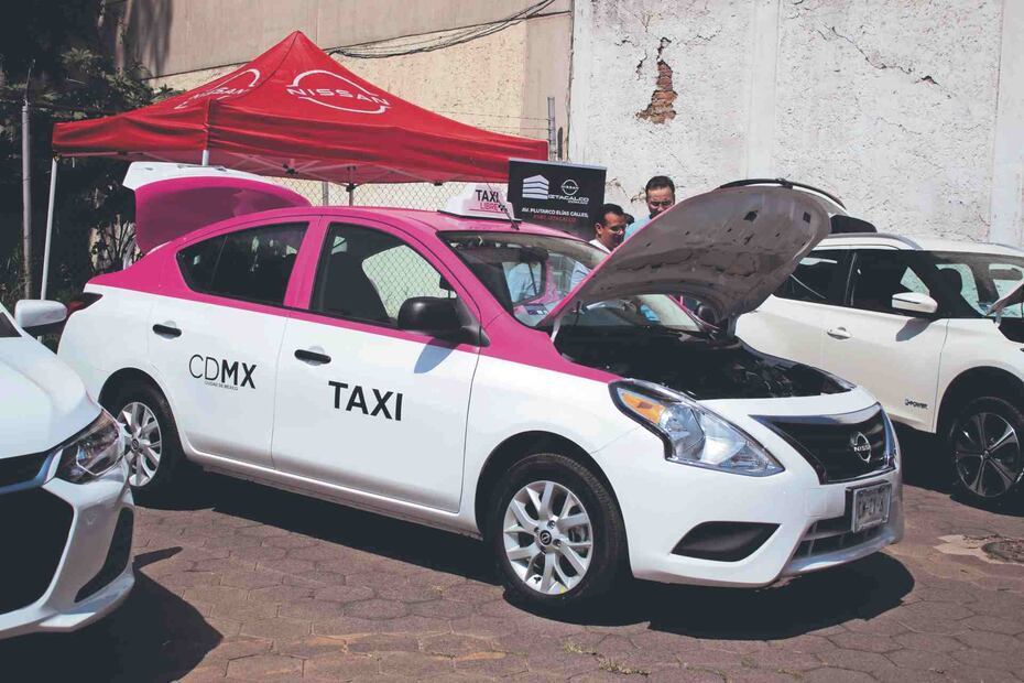 Programa de renovación de taxis de Semovi. Foto: (Fernanda Zamora. El Gráfico)
