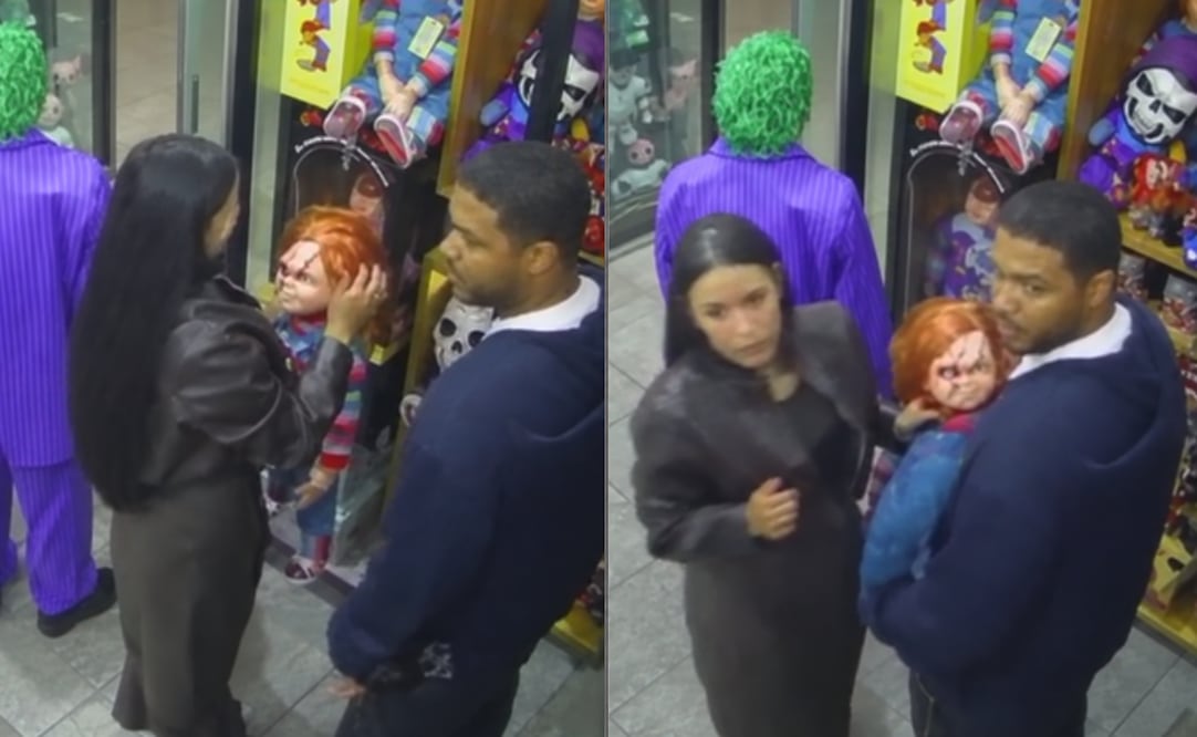 ¡A crédito salía más barato! Parejita de enamorados se roba a Chucky en Puebla
Foto: Redes Sociales