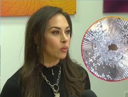 Actriz Vanessa Guzmán descarta ataque a su casa: Bala perdida pasó a un metro de su hijo