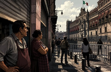 Comerciantes del Centro Histórico lanzan ultimátum por cierres alrededor de Palacio Nacional