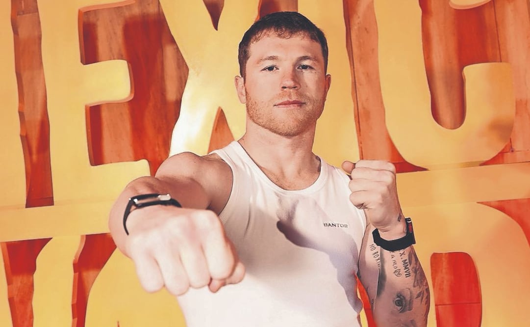 Canelo Álvarez vs Christian Mbilli. Foto: X