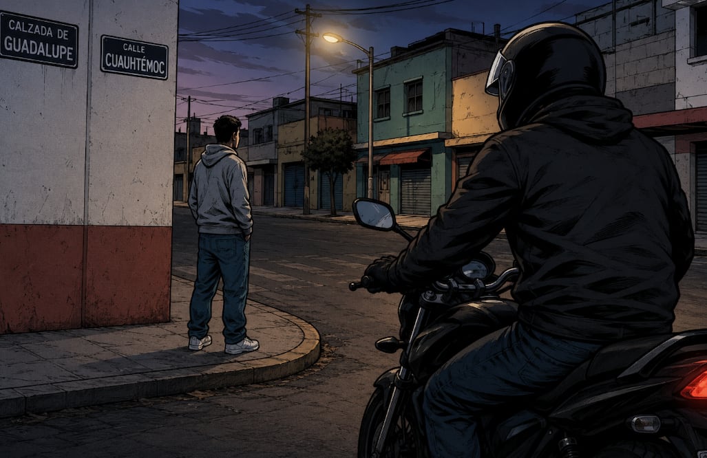 Matan en plena calle a hombre que había librado la prisión seis veces, en la GAM (Foto: Creada con IA)