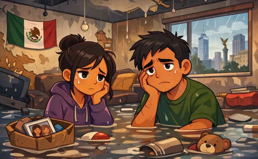 Pagos pendientes dejan en el abandono a afectados por lluvias en Iztapalapa. Foto: (IA)