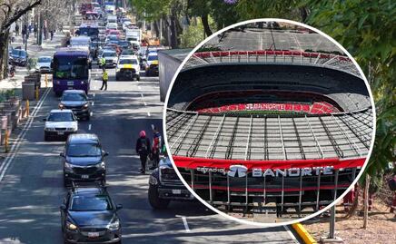 Cierres viales por México vs Portugal en el Estadio Azteca: Horarios y alternativas