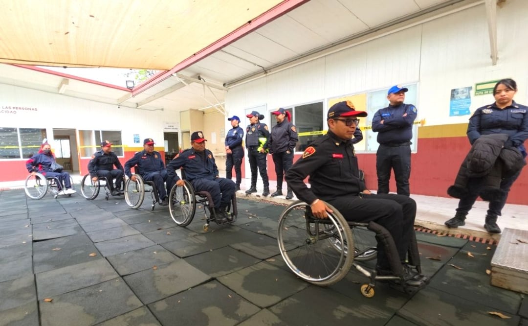 Foto: Especiales (Metro CDMX: Policías capitalinos reciben formación para asistir a usuarios con discapacidad)