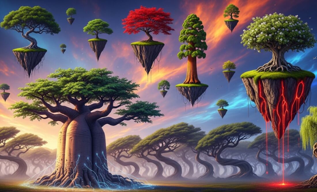 Árboles más increíbles del mundo (Foto: Creada con IA)