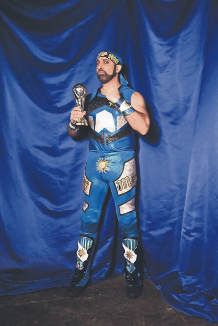 El Messi de la lucha libre. Foto: Montserrat García