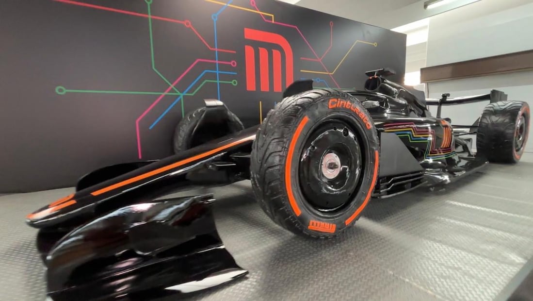 ¡El Metro se pone en modo F1! Exhibirá su propio auto de carreras en Ciudad Deportiva
Foto: Metro
