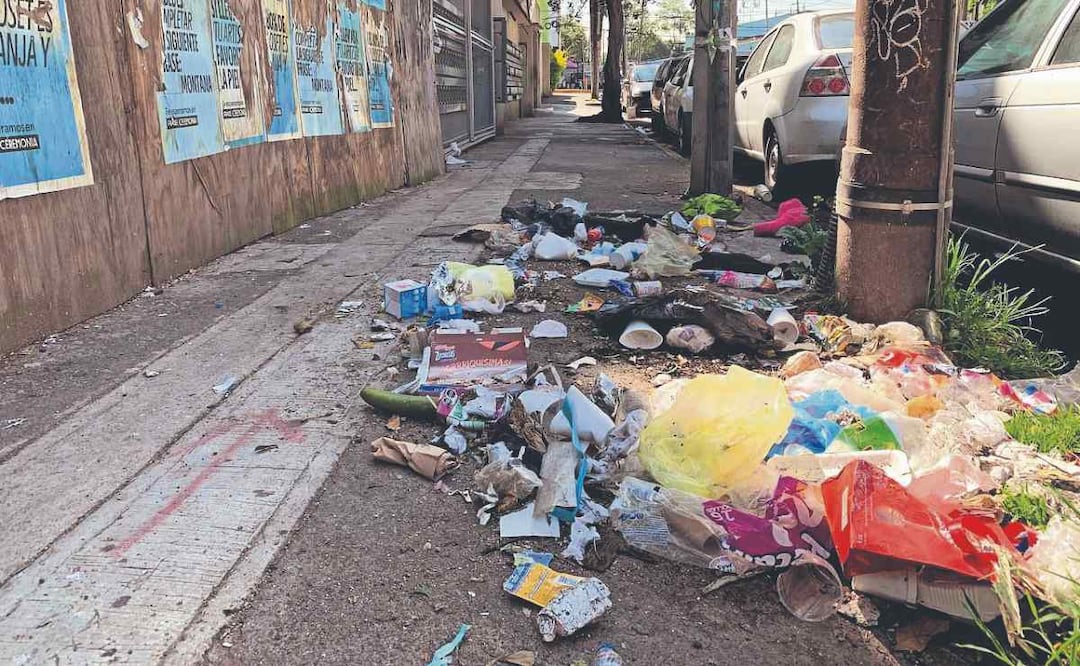 Basureros clandestinos en Azcapotzalco. Foto: (Alberto González. El Gráfico)