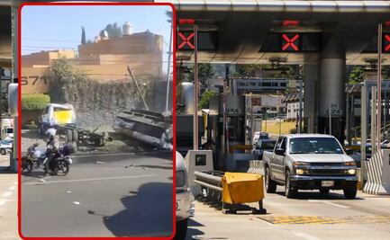 Se vuelca pipa de agua en Topilejo y entorpece salida de paseantes en Sábado de Gloria
