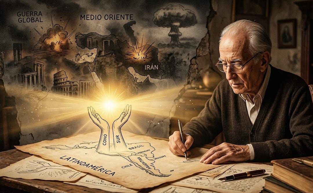 Imagen ilustrativa: IA (¿Tercera Guerra Mundial? Las inquietantes profecías de Parravicini sobre Irán y el destino de Argentina)