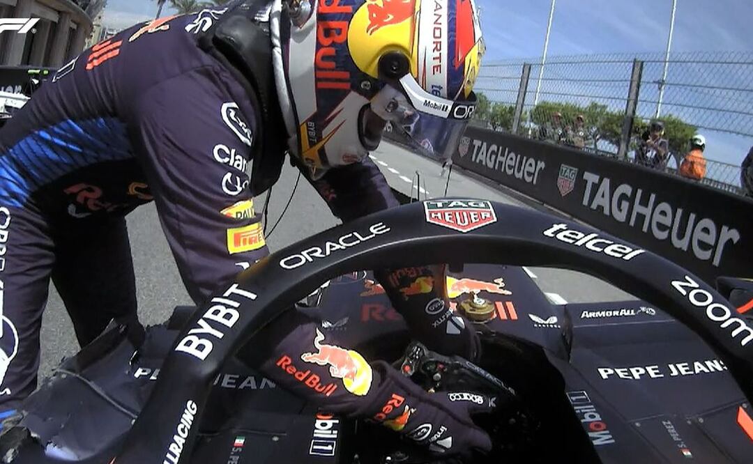 Red Bull no la pasó bien en Mónaco, Max no logra pódium y Checo sufre accidente