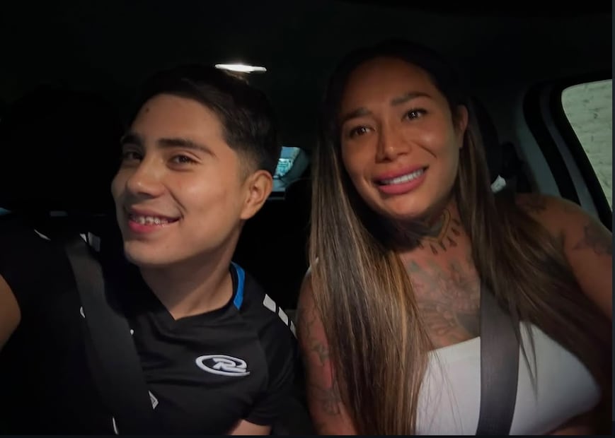 Karina Torres y su sobrino (Vía: Instagram)