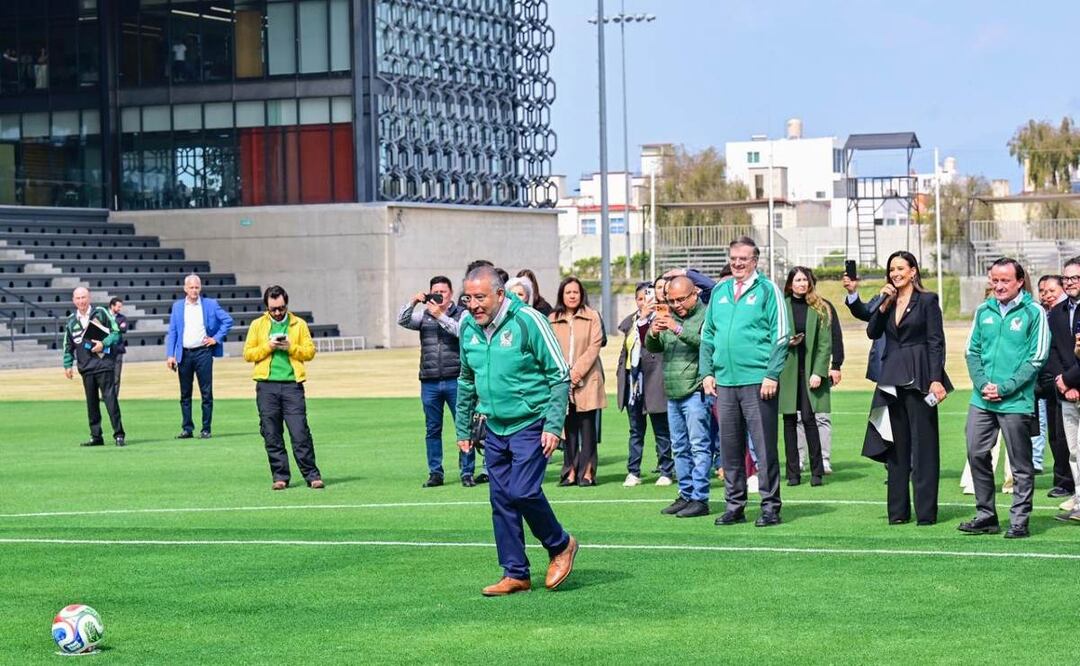 Foto. Especiales (Horacio Duarte anota gol para el EdoMéx en arranque de campaña #SomosMéxico rumbo al Mundial 2026)
